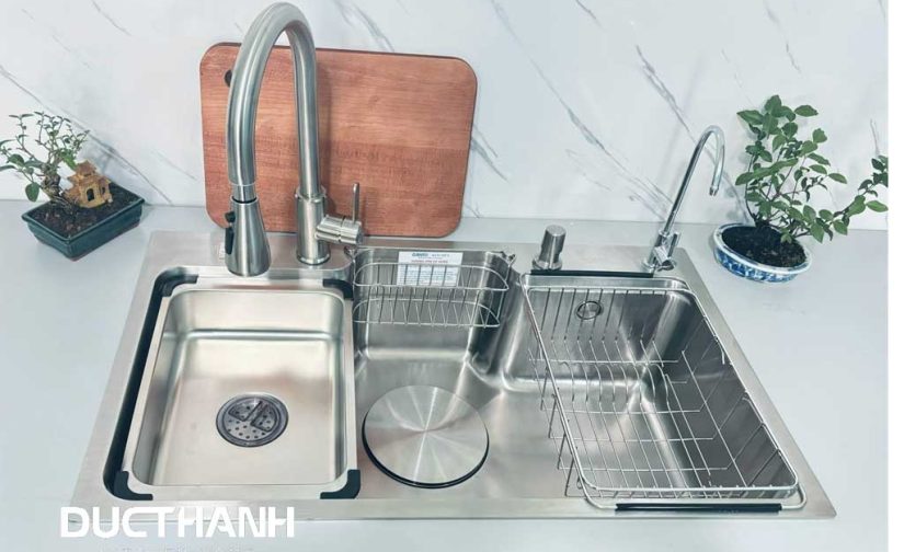 Chậu rửa bát Gento GT04-8048 inox 304