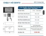 Chậu rửa bát đơn âm Gento GT04-7843 Nano - chống xước, chống bám bẩn - Ảnh 3
