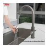 Vòi rửa bát konox dây rút Venice Gun Metal