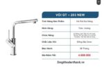 Chậu rửa bát Gento Inox chống xước GT04-7848 New và vòi rút vuông - Ảnh 5