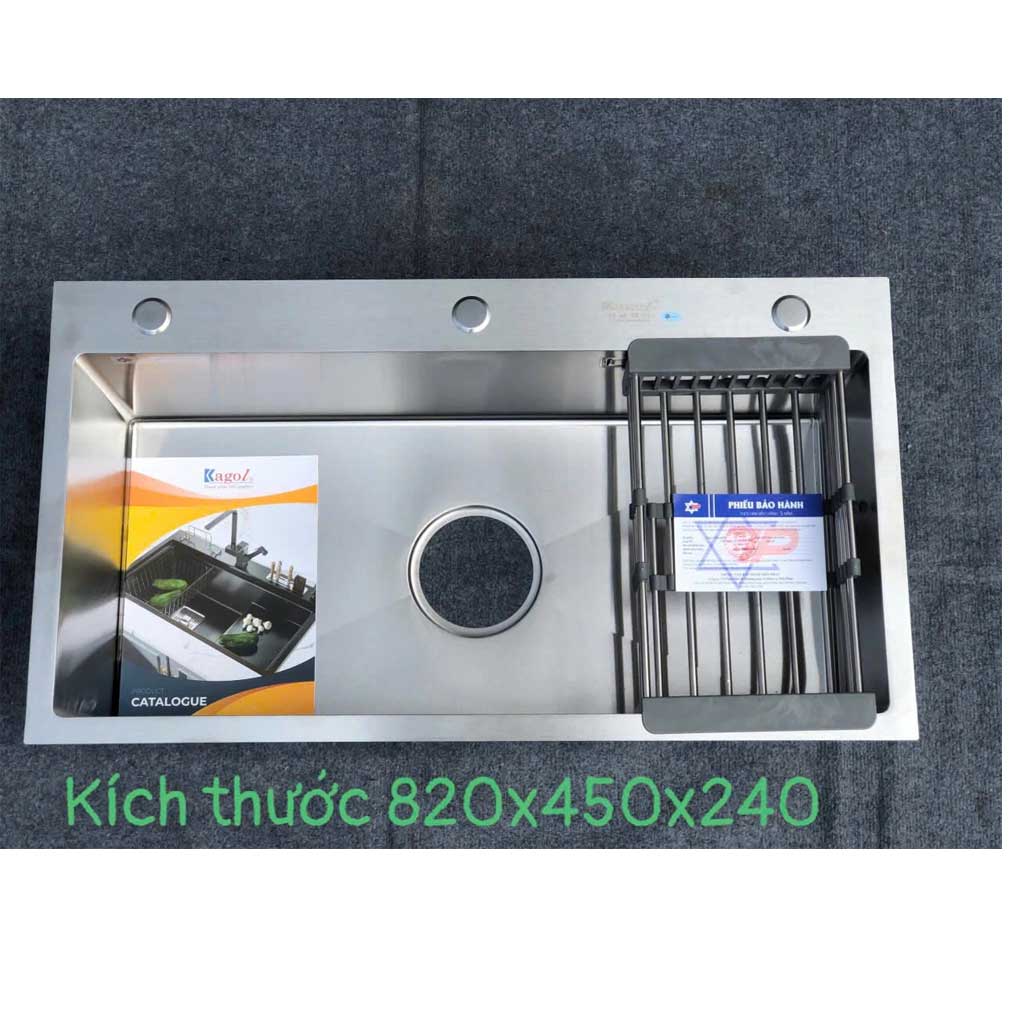 8245 Chậu rửa bát 1 hố Kagol 8245 - Ảnh 1