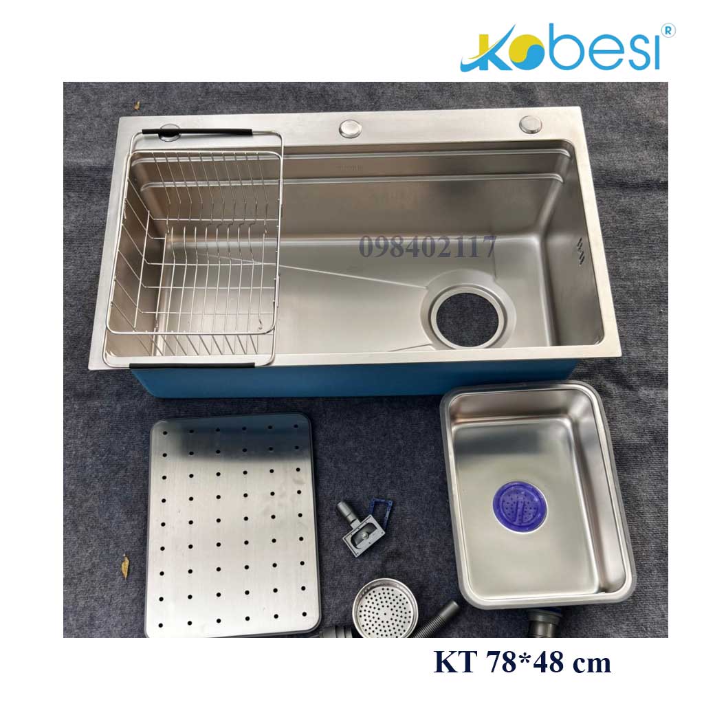 7848-kobesi Chậu rửa bát phong cách nhật bản Dimond Kobesi KB 7848 - Ảnh 1