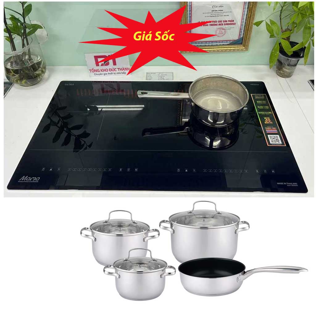899 BẾP ĐÔI ĐIỆN TỪ SUNHOUSE MAMA MMB899DI nhập khẩu Thái Lan - Ảnh 1