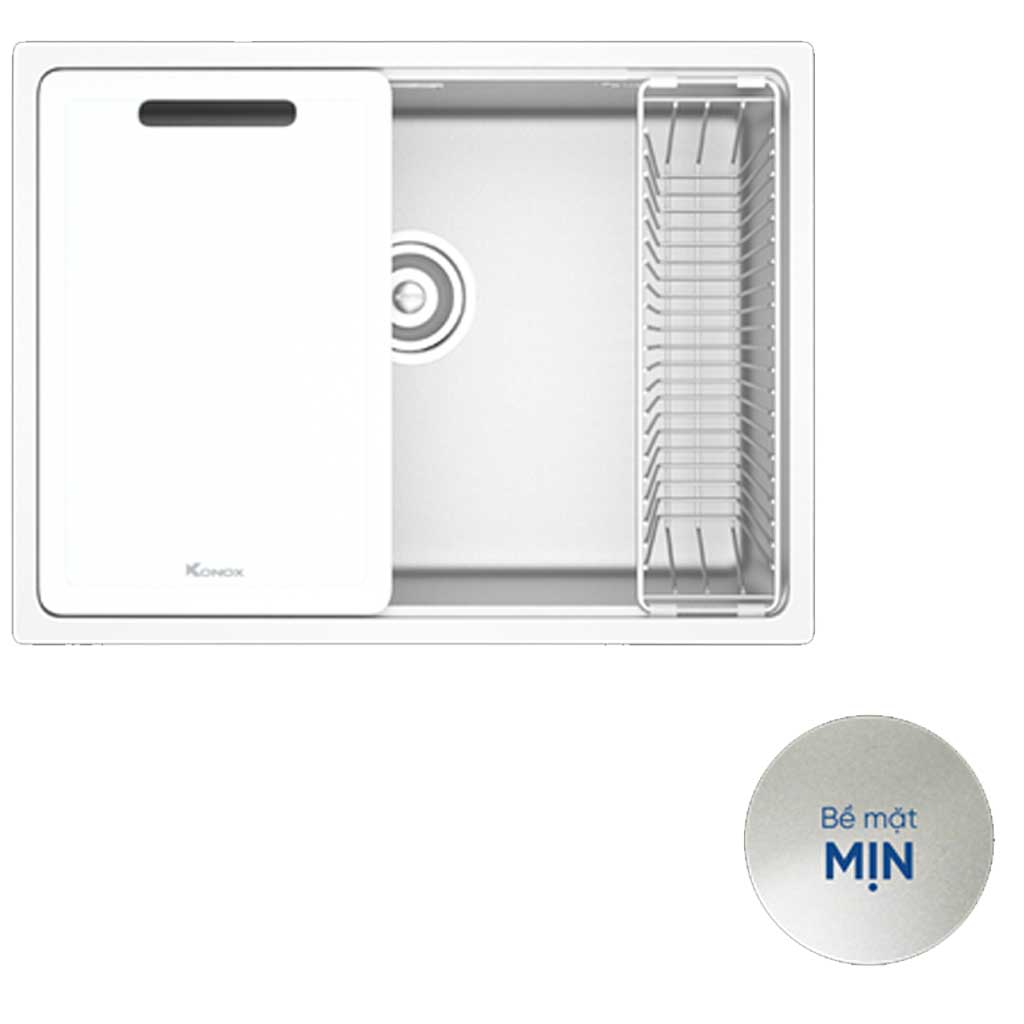 6448SM Chậu rửa bát Konox phong cách Nhật bề mặt mịn Tari 6448SM - Ảnh 1