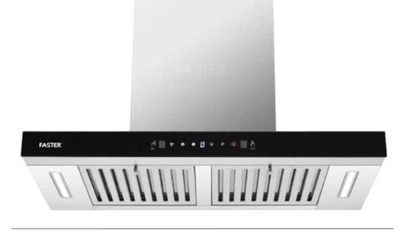 Máy hút mùi áp tường chữ T Inox 70cm Faster FS 35TS Autoclean