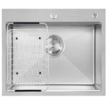 Chậu rửa bát Eurogold chống xước 1 hố inox 304 EUC15850EA (EUC15850GA)
