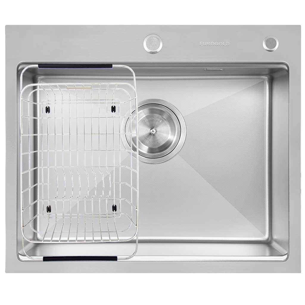 5850 Chậu rửa bát Eurogold chống xước 1 hố inox 304 EUC15850EA (EUC15850GA) - Ảnh 1