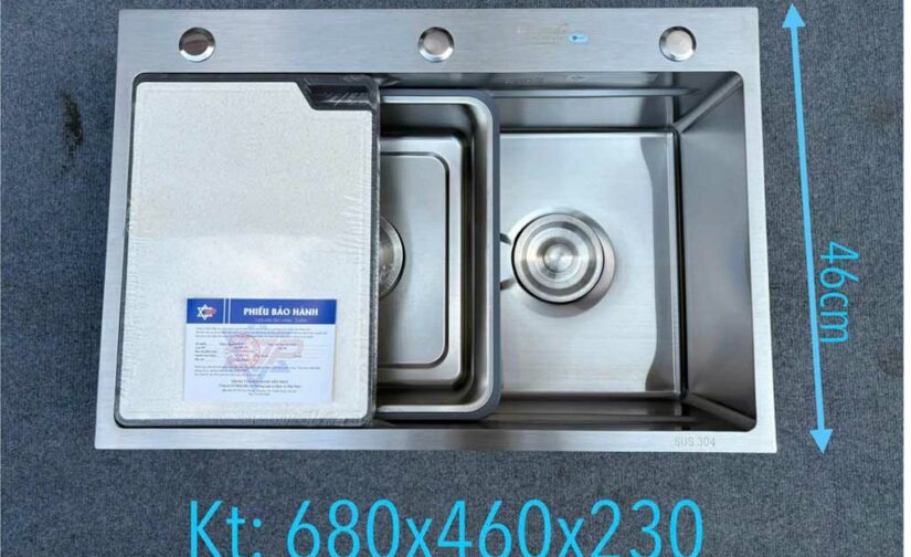 Chậu rửa bát Kagol 6846 inox 304