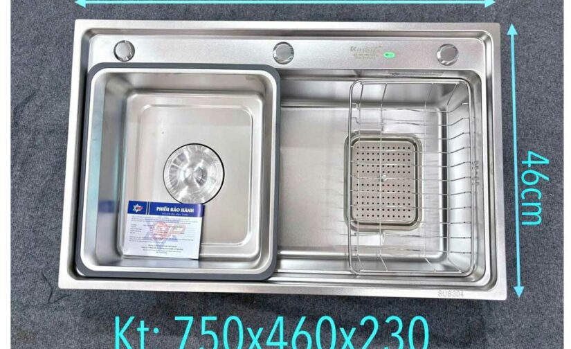 Chậu rửa Kagold 7546 inox 304