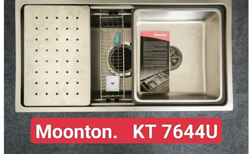 Chậu rửa bát Moomton M7644 SUS304 inox chống xước