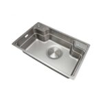 Chậu rửa bát Moomton M7848 inox SUS304 vân sần chống xước