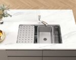 Chậu rửa bát chống xước Workstation Sink Dekor 8044SU - Ảnh 2