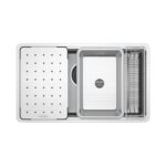 Chậu rửa bát chống xước Workstation Sink Dekor 8044SU