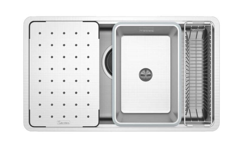 Chậu rửa bát chống xước Workstation Sink Dekor 8044SU
