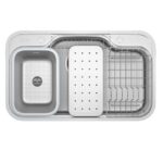 Chậu rửa bát Konox chống xước Workstation Sink Dekor 8048SU