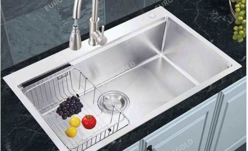 Chậu rửa bát Eurogold 1 hố inox 304 EUS58050