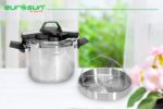 BỘ NỒI INOX PC1908 - Aroma - Ảnh 2