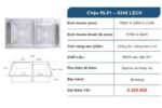 Chậu RL01 – 8245 LỆCH - Ảnh 2