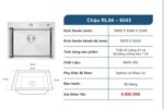 Chậu Roslerer Inox 304 RL04 – 6045 - Ảnh 3