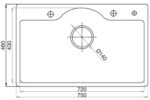 Chậu Rửa Bát 1 Hố 7546 - Ảnh 2
