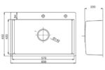 Chậu Rửa Bát 1 Hố BlanC 6045 - Ảnh 2