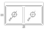 Chậu Rửa Bát 2 Hố BlanC 8245 - Ảnh 2