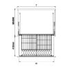 GIÁ ĐỂ BÁT ĐĨA ĐA NĂNG TỦ DƯỚI NAN DẸT BC 70TB / BC 80TB / BC 90TB - Ảnh 2