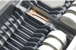GIÁ ĐỂ BÁT ĐĨA ĐA NĂNG TỦ DƯỚI NHÔM PHỦ FLOUROCARBON BC N70-G / BC N80-G / BC N90-G - Ảnh 2