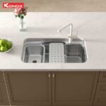 Chậu rửa bát Konox chống xước Workstation Sink Dekor 8048SU - Ảnh 3