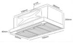 Hút mùi âm tủ Kocher TURBO X3D-350D - Ảnh 2