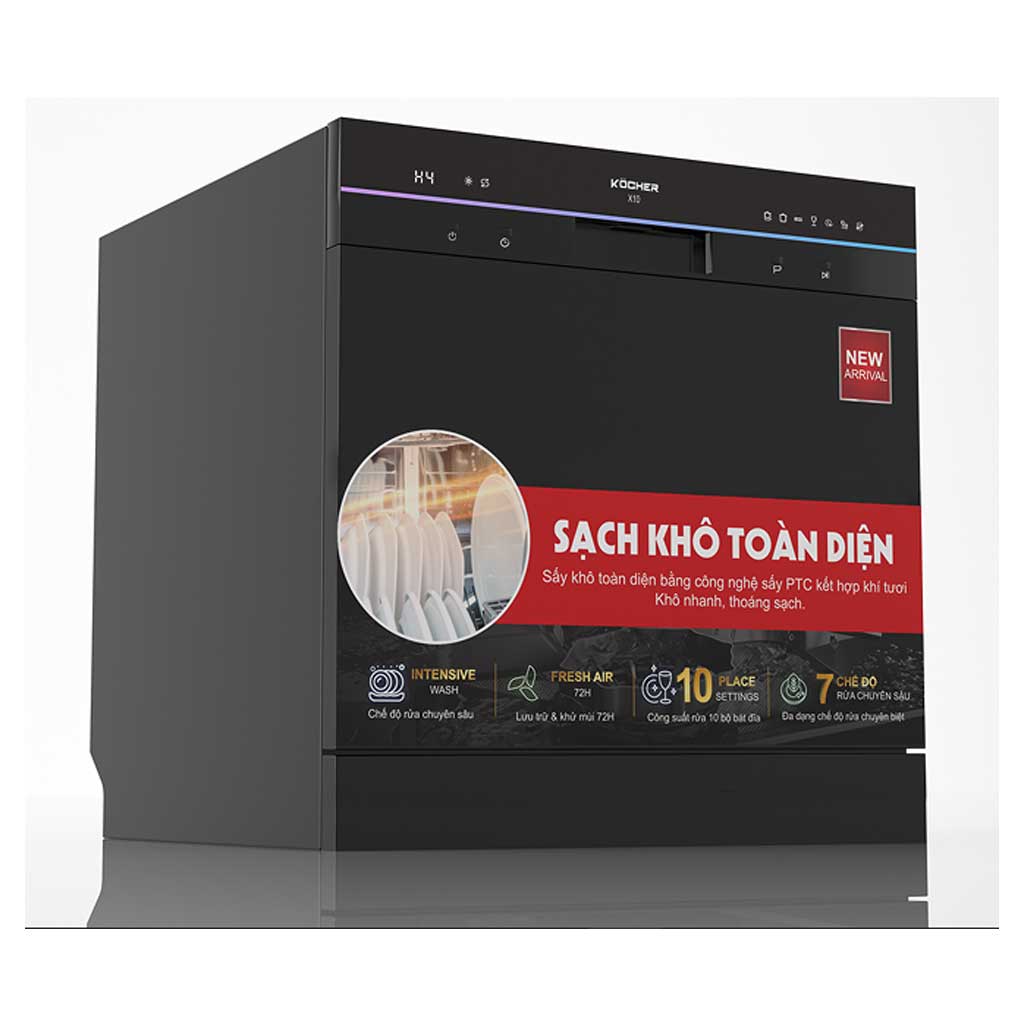 x10pro Máy rửa bát Kocher X10 ( 8-10 bộ) - Ảnh 1