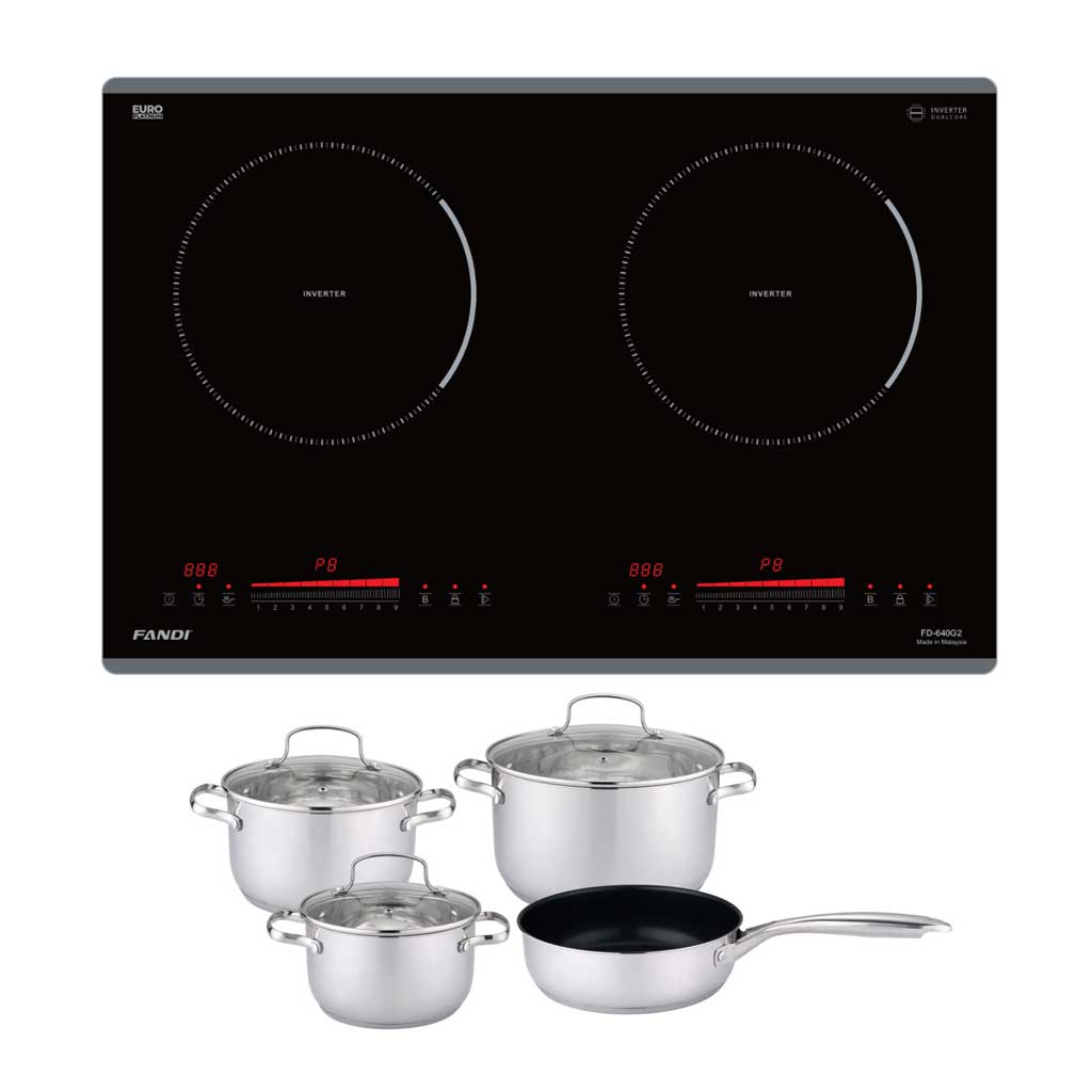 640g2 Bếp từ Fandi FD-640G2 nhập Malaysia ( 60 x 40) - Ảnh 1