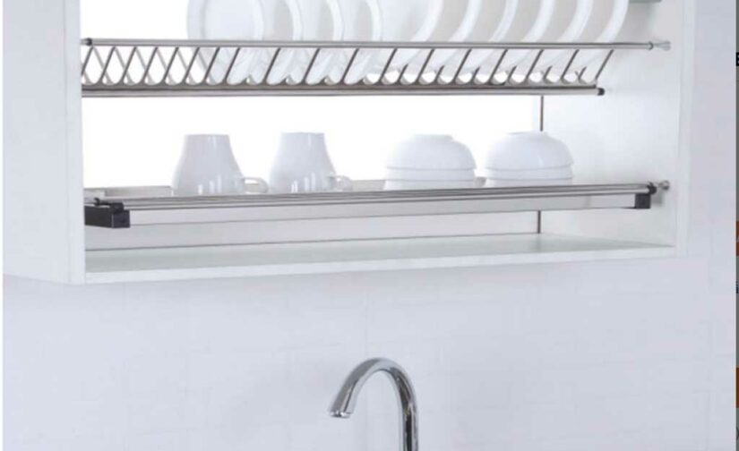 Giá cố định chữ V 2 tầng Eurogold inox 304 EUV8660/8670/8680/8690
