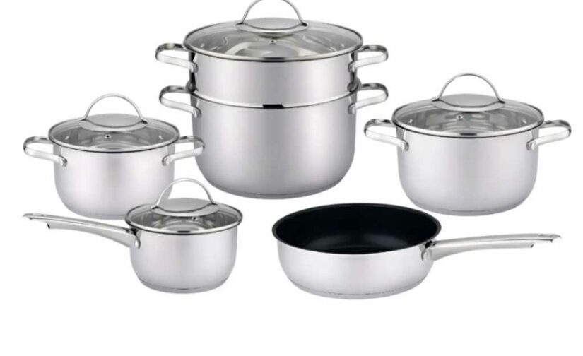 Bộ nồi 6 món Buchen Titanium