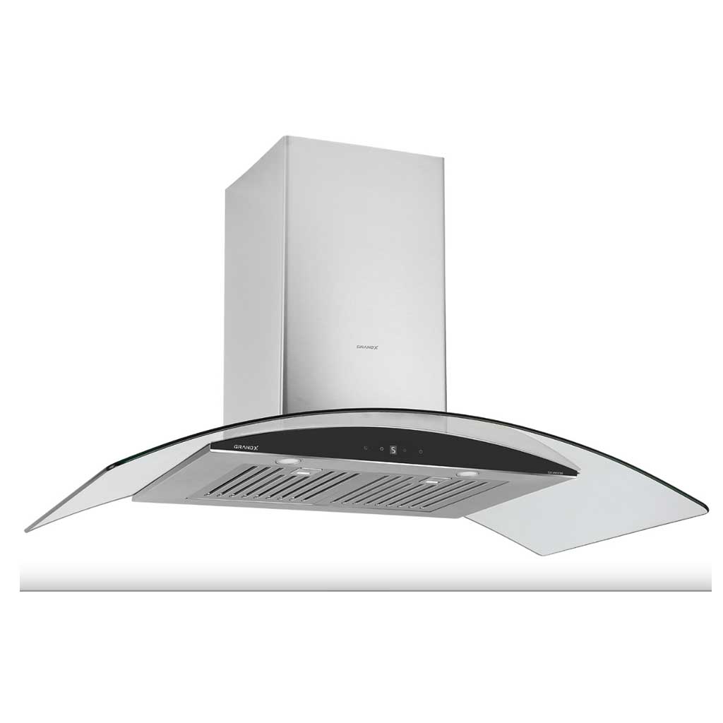 h70c55 Máy hút mùi kính cong Grandx GX H70C55/90C55 - Ảnh 1