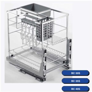 Giá dao thớt đa năng nan dẹt Blanc BC30S-35S-40S