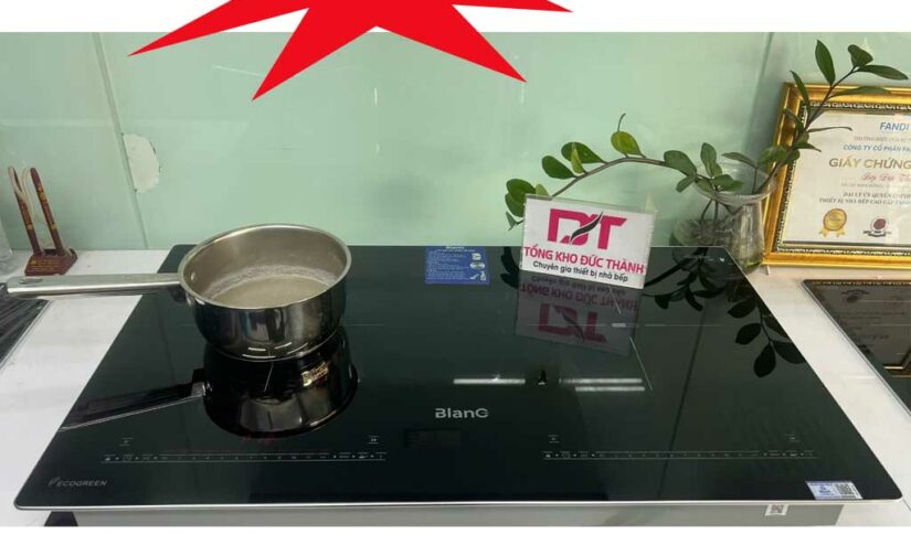 Bếp từ đôi BlanC BA569DI bo viền kính