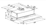 Máy hút mùi âm tủ BlanC BA 7002TUB siêu êm - ảnh 3